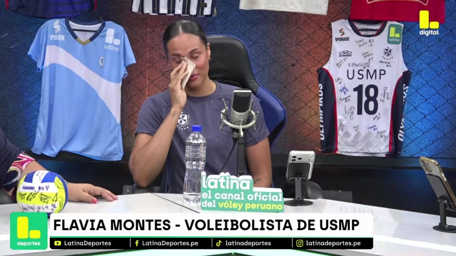 Flavia Montes rompió en llanto tras revelar el motivo por el que no deja la Liga Peruana de Vóley para jugar en el extranjero