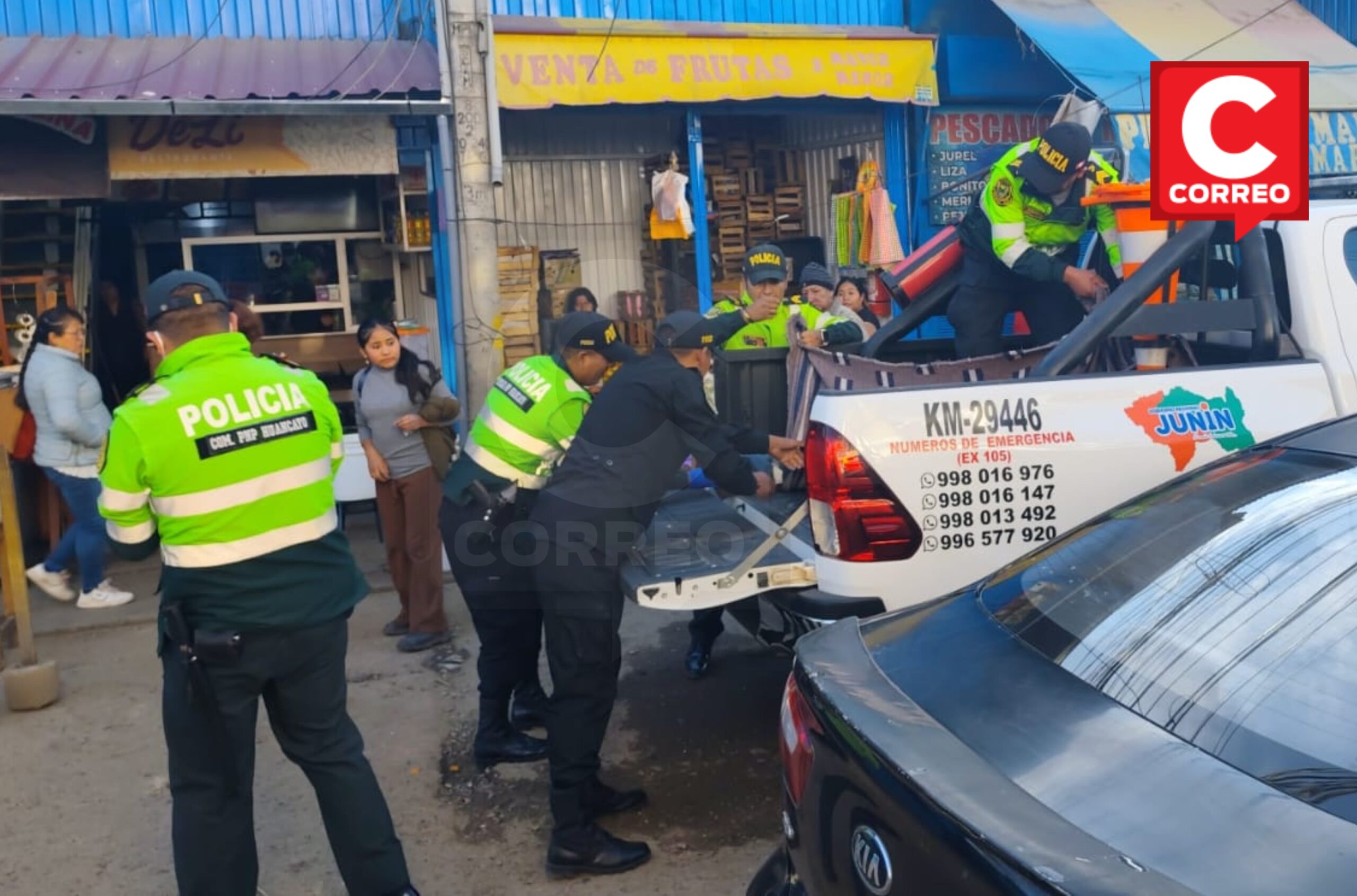 Padre de cinco hijos soldaba techo en mercado de Huancayo y muere al caer