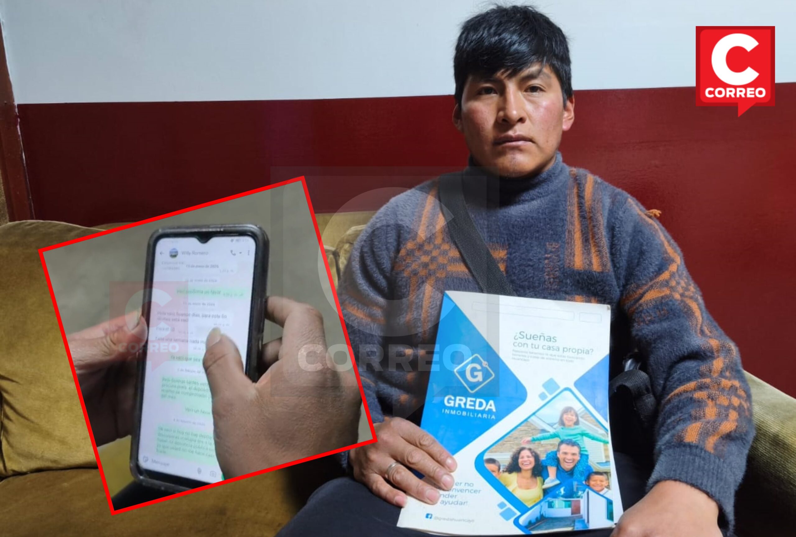 Huancayo: Estafador le pide ser socio de inmobiliaria y fuga con S/100 mil