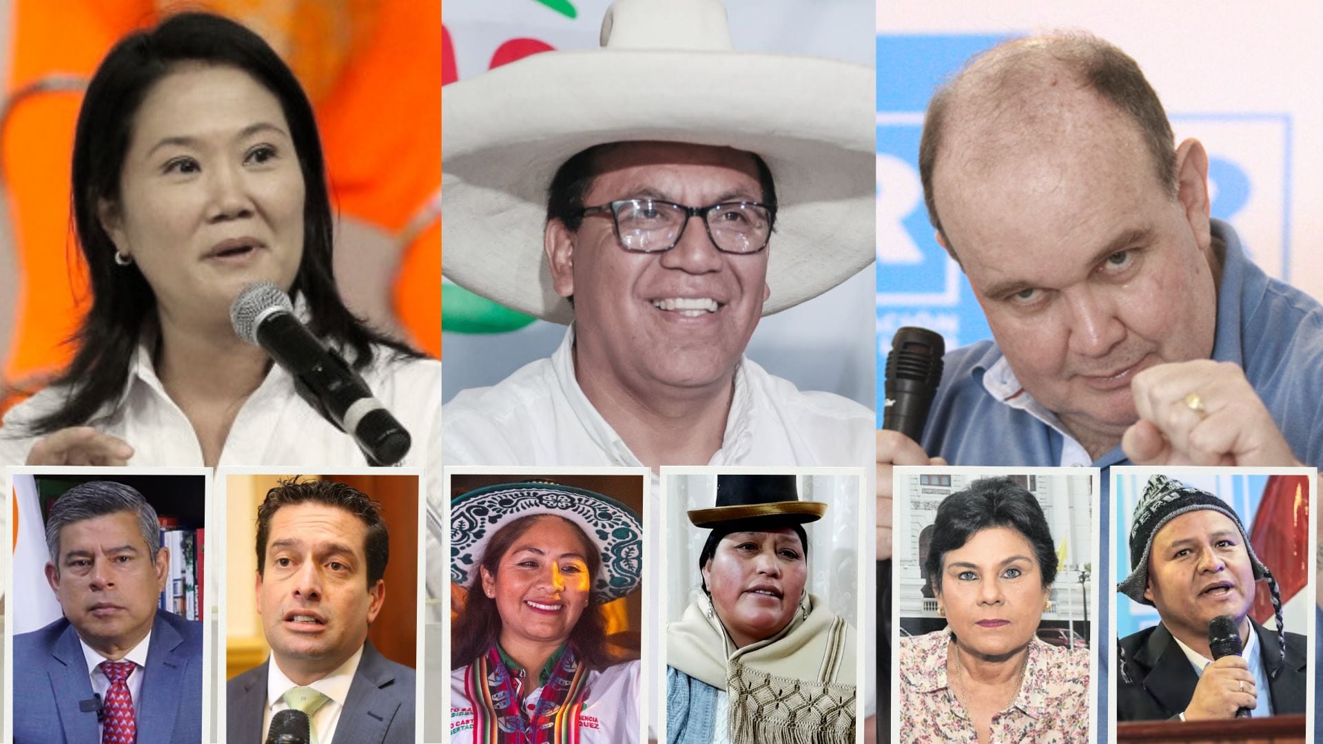 Experiencia y polémicas de los candidatos a la vicepresidencia de Fuerza Popular, Juntos por el Perú y Renovación Popular