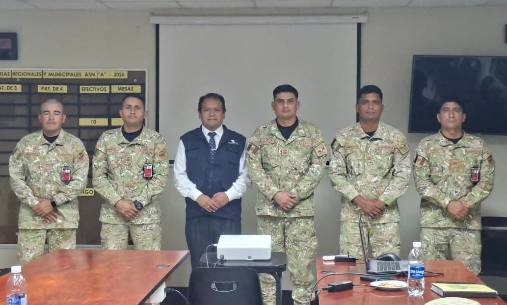 Ica: ONPE coordina acciones de seguridad con el Ejército Peruano para elecciones primarias