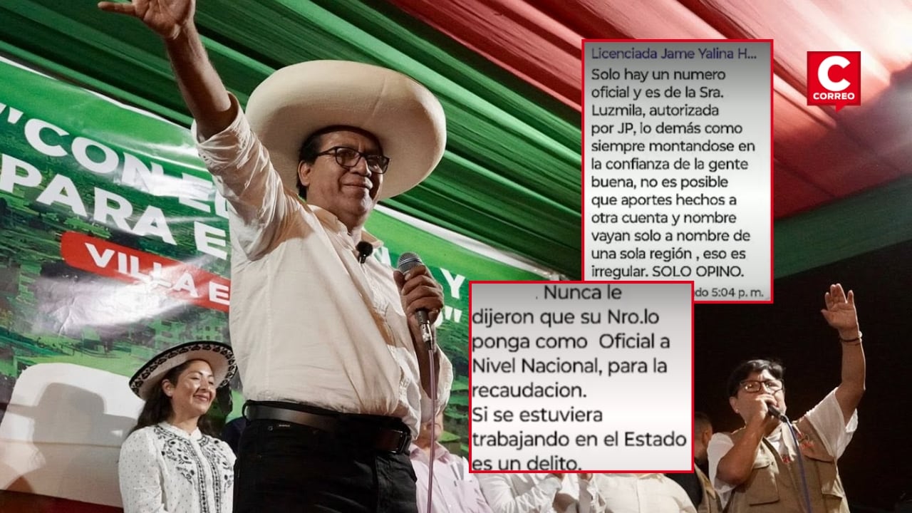 Chats revelan presunta colecta paralela de Juntos por el Perú para financiar impugnación de actas electorales