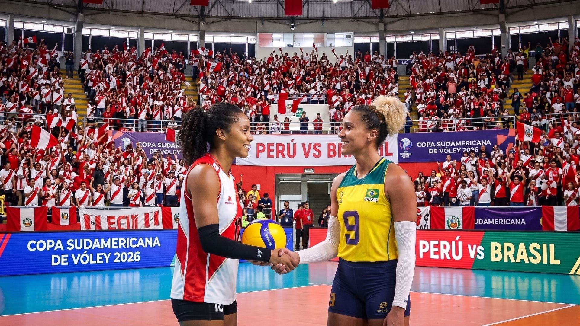 Perú vs Brasil EN VIVO HOY: punto a punto del partido por fecha 2 de Copa Sudamericana de Vóley 2026