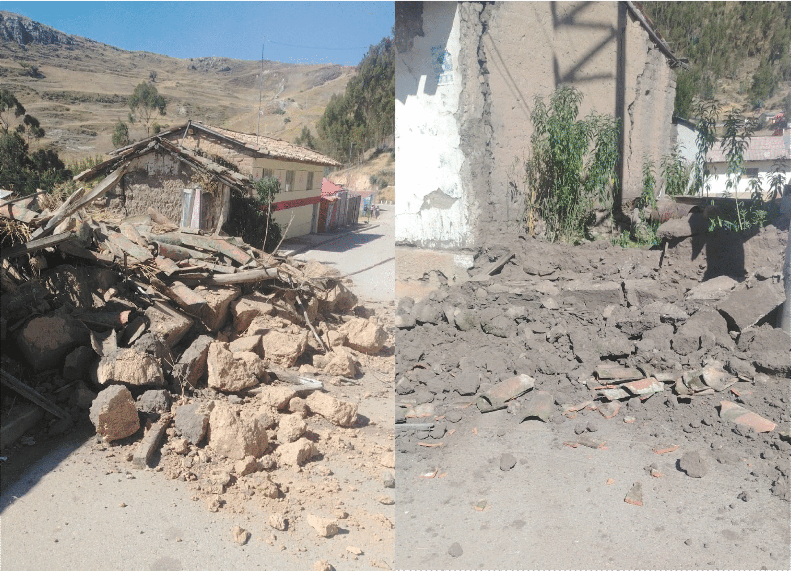 Nuevo sismo deja viviendas colapsadas y decenas de inmuebles afectados en Junín